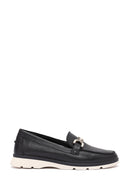 Women's Black Buckle Detail Comfort Loafer | Derimod Women's Black Buckle Detail Comfort Loafer | Derimod
