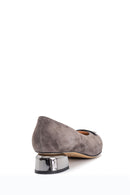 Women's Suede Leather Heeled Shoes | Derimod Women's Suede Leather Heeled Shoes | Derimod