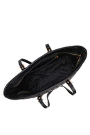 Woman Black Printed Shoulder Bag | Derimod Woman Black Printed Shoulder Bag | Derimod