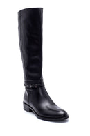 Women's Leather Buckle Detailed Boots | Derimod Women's Leather Buckle Detailed Boots | Derimod