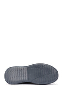 Erkek Siyah Bağcıklı Deri Sneaker | Derimod Erkek Siyah Bağcıklı Deri Sneaker | Derimod