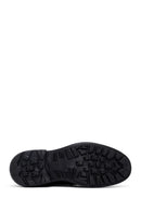 Men's Black Lace-Up Thick-Soled Leather Casual Shoe | Derimod Men's Black Lace-Up Thick-Soled Leather Casual Shoe | Derimod
