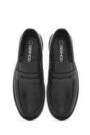 Erkek Siyah Deri Casual Loafer | Derimod Erkek Siyah Deri Casual Loafer | Derimod