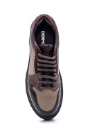 Erkek Deri Süet Detaylı Sneaker | Derimod Erkek Deri Süet Detaylı Sneaker | Derimod