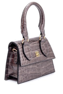 Women's Crocodile Patterned Mini Handbag | Derimod Women's Crocodile Patterned Mini Handbag | Derimod