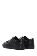 Erkek Siyah Bağcıklı Deri Sneaker | Derimod Erkek Siyah Bağcıklı Deri Sneaker | Derimod