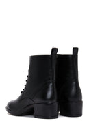 Women's Black Zippered Heeled Boots | Derimod Women's Black Zippered Heeled Boots | Derimod