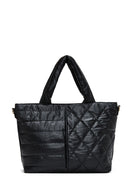 Women's Black Quilted Shoulder Bag | Derimod Women's Black Quilted Shoulder Bag | Derimod