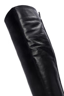 Women's Black Leather Boots | Derimod Women's Black Leather Boots | Derimod