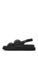 Women's Black Buckle Sandals | Derimod Women's Black Buckle Sandals | Derimod