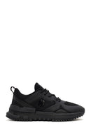 Derimod Zero Men's Black Lace Up Fabric Sneaker | Derimod Derimod Zero Men's Black Lace Up Fabric Sneaker | Derimod