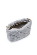 Women's Gray Plush Shoulder Bag | Derimod Women's Gray Plush Shoulder Bag | Derimod