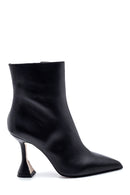 Women's Leather Goblet Heeled Boots | Derimod Women's Leather Goblet Heeled Boots | Derimod