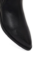 Women's Black Leather Chelsea Boot | Derimod Women's Black Leather Chelsea Boot | Derimod