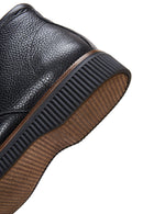 Men's Black Lace-Up Leather Boots | Derimod Men's Black Lace-Up Leather Boots | Derimod