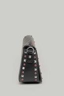 Women's Shoulder Bag with Staple Detail | Derimod Women's Shoulder Bag with Staple Detail | Derimod