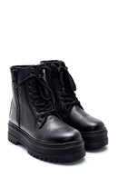 Women's Leather Thick Soled Boots | Derimod Women's Leather Thick Soled Boots | Derimod