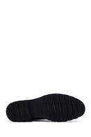 Men's Black Leather Zippered Casual Boots | Derimod Men's Black Leather Zippered Casual Boots | Derimod