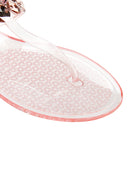 Kadın Pembe Jelly Şeffaf Taşlı Parmak Arası Sandalet | Derimod Kadın Pembe Jelly Şeffaf Taşlı Parmak Arası Sandalet | Derimod