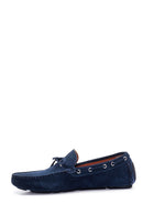 Erkek Lacivert Süet Deri Casual Loafer | Derimod Erkek Lacivert Süet Deri Casual Loafer | Derimod