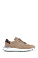 Erkek Vizon Süet Deri Sneaker | Derimod Erkek Vizon Süet Deri Sneaker | Derimod