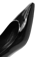 Women's Black Low Thin Heel Patent Leather Shoes | Derimod Women's Black Low Thin Heel Patent Leather Shoes | Derimod