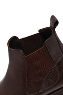 Male Brown Leather Casual Chelsea Boots | Derimod Male Brown Leather Casual Chelsea Boots | Derimod
