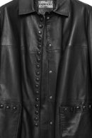 Stella Women's Black Regular Leather Trench Coat | Derimod Stella Women's Black Regular Leather Trench Coat | Derimod
