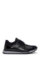 Erkek Siyah Deri Sneaker | Derimod Erkek Siyah Deri Sneaker | Derimod