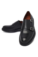 Men's Black Buckle Leather Casual Shoes | Derimod Men's Black Buckle Leather Casual Shoes | Derimod