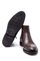 Men's Leather Zippered Classic Boots | Derimod Men's Leather Zippered Classic Boots | Derimod