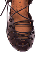 Women's Brown Leather Flat Bodrum Sandals | Derimod Women's Brown Leather Flat Bodrum Sandals | Derimod