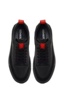 Erkek Siyah Bağcıklı Kalın Tabanlı Deri Sneaker | Derimod Erkek Siyah Bağcıklı Kalın Tabanlı Deri Sneaker | Derimod