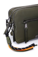 Women's Khaki Crossbody Bag | Derimod Women's Khaki Crossbody Bag | Derimod