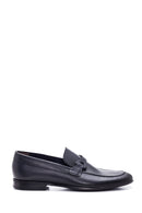Erkek Lacivert Deri Delikli Loafer | Derimod Erkek Lacivert Deri Delikli Loafer | Derimod