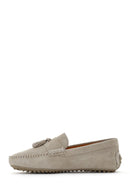 Men's Beige Suede Leather Loafer | Derimod Men's Beige Suede Leather Loafer | Derimod