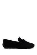 Men's Black Suede Leather Casual Loafer | Derimod Men's Black Suede Leather Casual Loafer | Derimod
