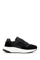 Derimod Zero Men's Black Thick-Soled Laced Fabric Sneaker | Derimod Derimod Zero Men's Black Thick-Soled Laced Fabric Sneaker | Derimod