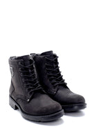 Men's Darkwood Nubuck Boots | Derimod Men's Darkwood Nubuck Boots | Derimod
