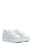 Kadın Beyaz Kalın Tabanlı Sneaker | Derimod Kadın Beyaz Kalın Tabanlı Sneaker | Derimod