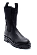 Women's Leather Long Chelsea Boots | Derimod Women's Leather Long Chelsea Boots | Derimod