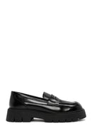 Kadın Siyah Deri Maskülen Loafer | Derimod Kadın Siyah Deri Maskülen Loafer | Derimod