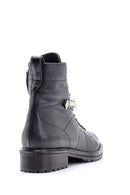Women's Stone Leather Boots | Derimod Women's Stone Leather Boots | Derimod