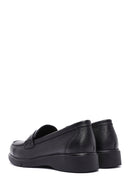 Kadın Siyah Deri Comfort Loafer | Derimod Kadın Siyah Deri Comfort Loafer | Derimod
