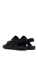 Men's Black Leather Sandals | Derimod Men's Black Leather Sandals | Derimod