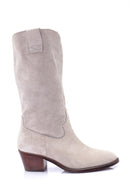 Women's Suede Leather Boots | Derimod Women's Suede Leather Boots | Derimod