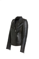 Carmina - X Women's Leather Jacket | Derimod Carmina - X Women's Leather Jacket | Derimod