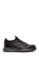 Men's Brown Lace-Up Leather Casual Sneaker | Derimod Men's Brown Lace-Up Leather Casual Sneaker | Derimod