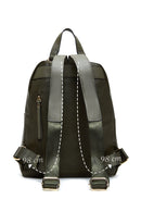 Woman Khaki Casual Backpack | Derimod Woman Khaki Casual Backpack | Derimod