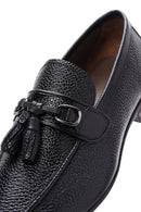 Men's Black Leather Tasseled Classic Loafer | Derimod Men's Black Leather Tasseled Classic Loafer | Derimod
